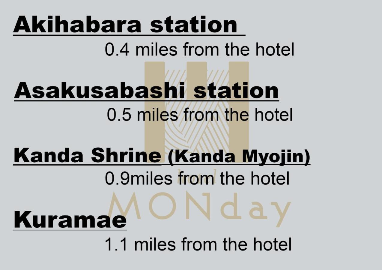 Monday Apart Premium Akihabara Tokyo prefektur Exteriör bild